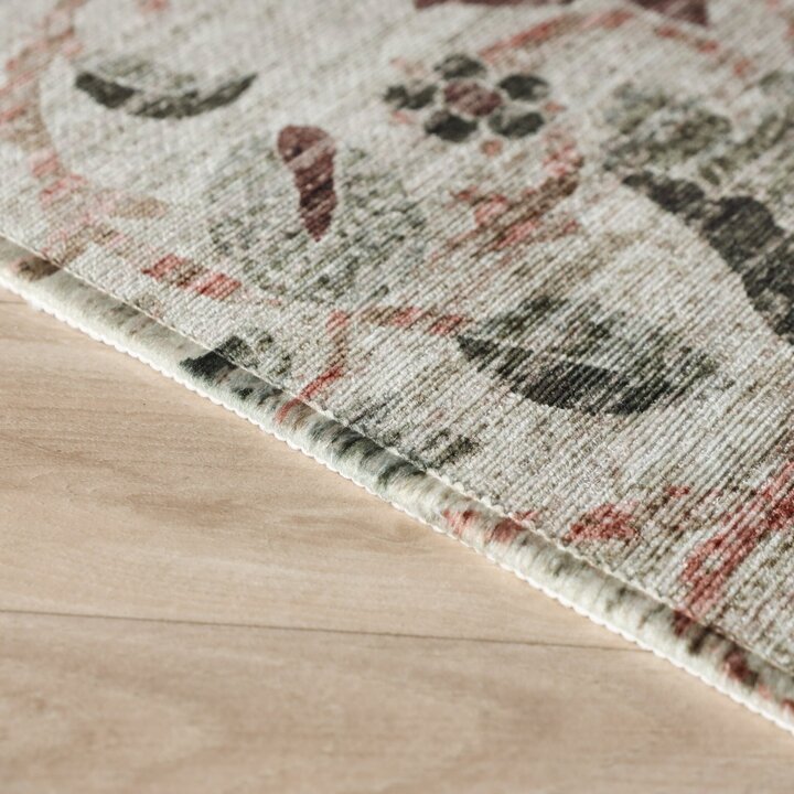 Blumen Teppich - Rosie Beige