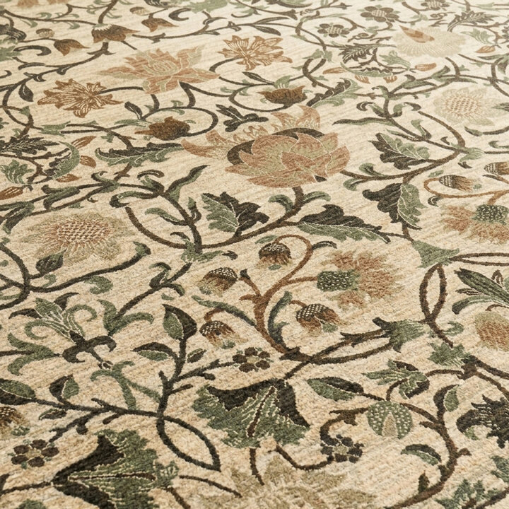 Blumen Teppich - Rosie Creme