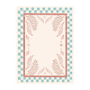 Outdoor-Teppich - Oasis Leaves Blau Rot - thumbnail 1