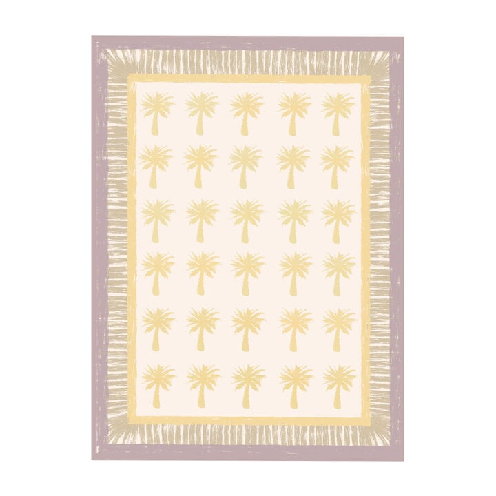 Outdoor-Teppich - Oasis Palm Gelb Lila