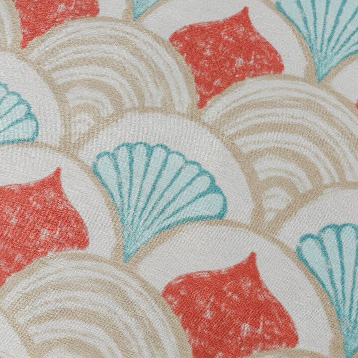 Outdoor-Teppich - Oasis Shell Blau Rot