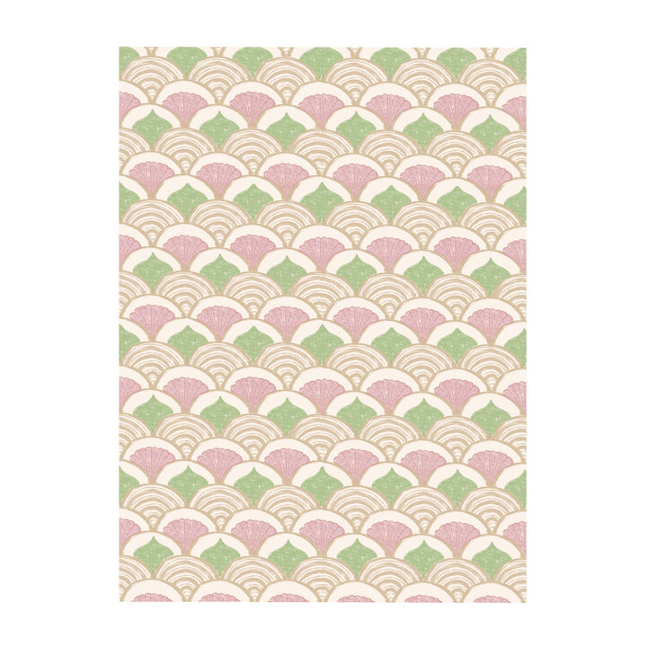 Outdoor-Teppich - Oasis Shell Rosa Grün