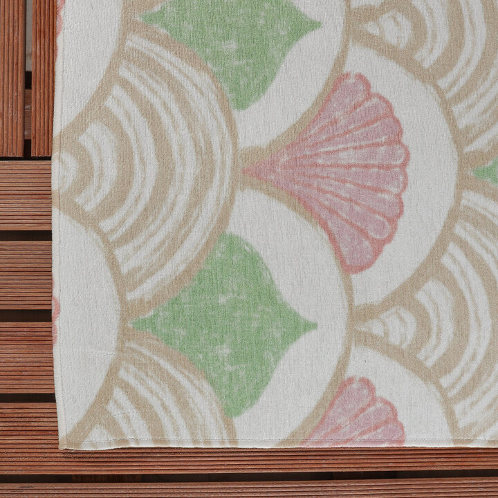 Outdoor-Teppich - Oasis Shell Rosa Grün