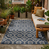 In- & Outdoor Teppich - Rio Flower Blau - thumbnail