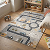 Waschbarer Kinderteppich - Ravi Road Bunt - thumbnail