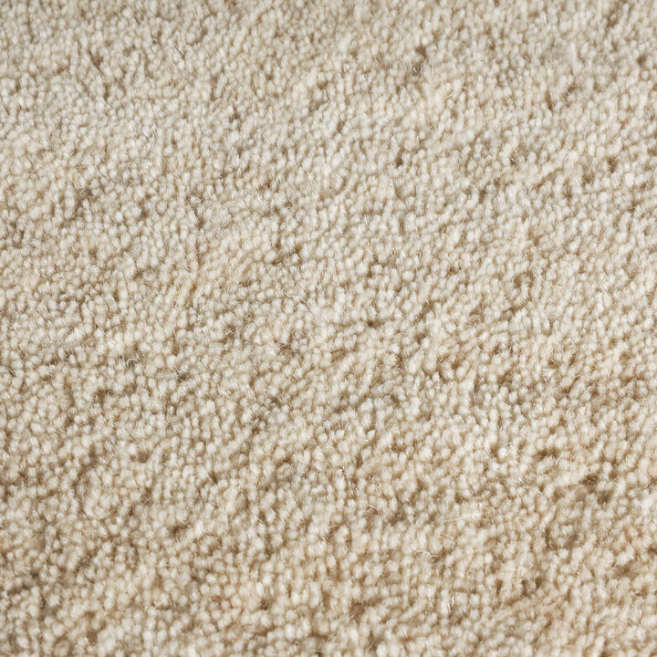 Wollteppich rund - Leone Creme