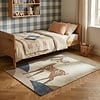 Kinderzimmer Teppich - Balou Hirsch Braun - thumbnail