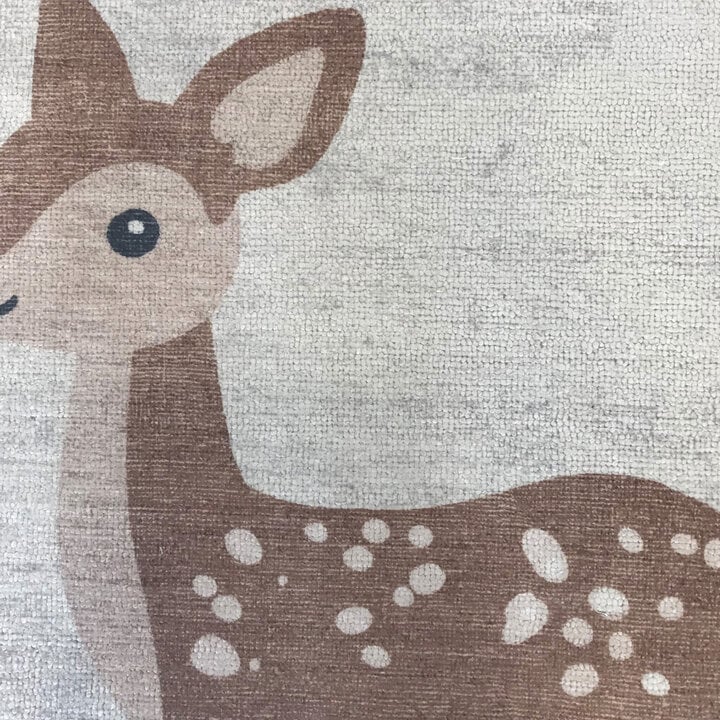 Kinderzimmer Teppich - Balou Hirsch Braun