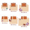 Kinderzimmer Teppich - Balou Hirsch Braun - thumbnail 6
