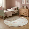 Waschbarer Kinderteppich Rund - Evi Rainbow Bunt - thumbnail