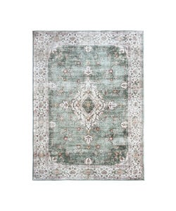 Teppich Vintage - Ember Medaillon Grün 