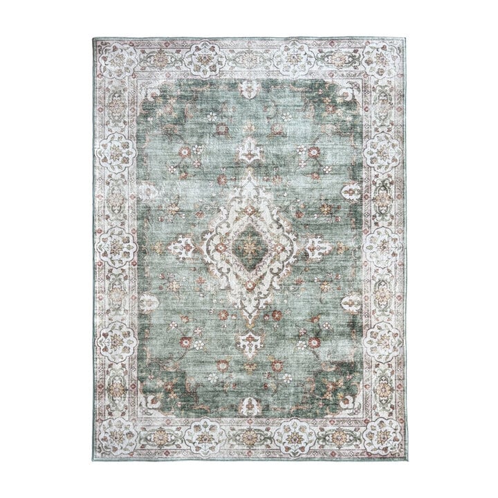 Teppich Vintage - Ember Medaillon Grün 