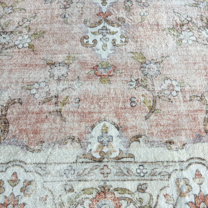 Teppich Vintage - Ember Medaillon Rosa