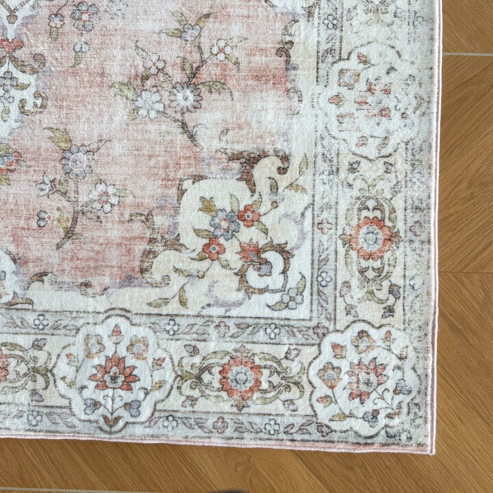 Teppich Vintage - Ember Medaillon Rosa
