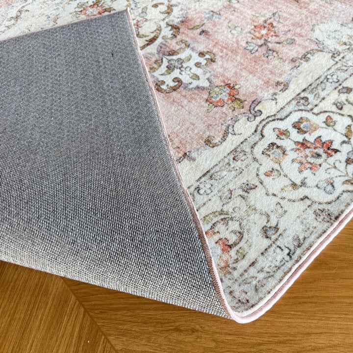 Teppich Vintage - Ember Medaillon Rosa
