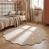 Teppich Kinderzimmer Rund - Cloudy Dots Beige - thumbnail