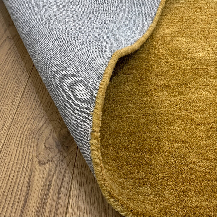 Wollteppich rund - Leone Gold