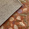 Waschbarer Teppich - Misty Flowers Terrakotta - thumbnail 4