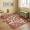 Auto Spielteppich - Rocky Ride Terracotta - thumbnail