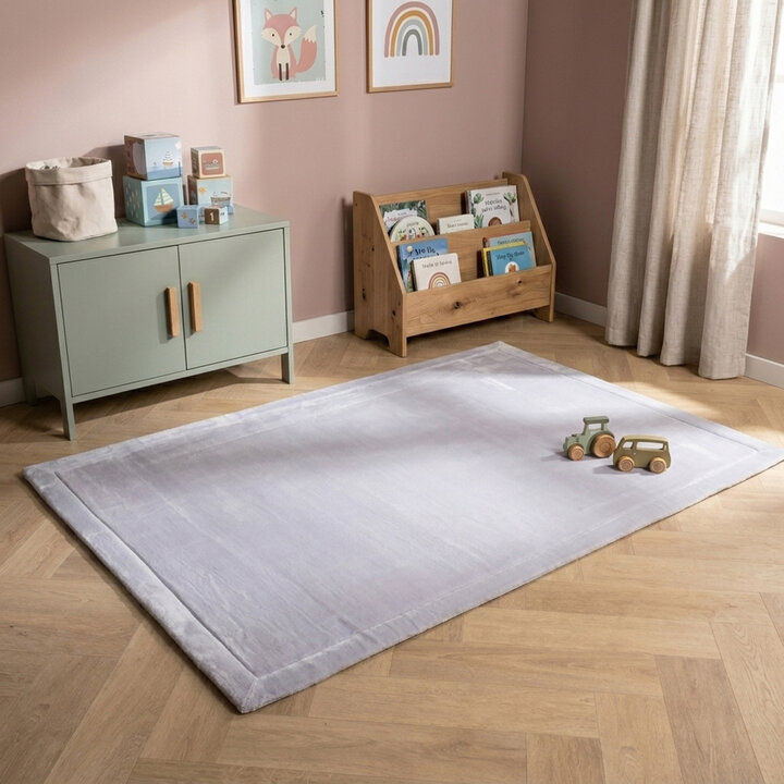 Waschbare Spielmatte Baby - Jip Grau
