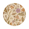 Waschbarer Teppich Rund - Misty Flowers Creme - thumbnail 1