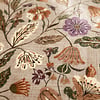 Waschbarer Teppich Rund - Misty Flowers Creme - thumbnail 2