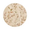 Waschbarer Teppich Rund - Misty Floral Creme - thumbnail 1
