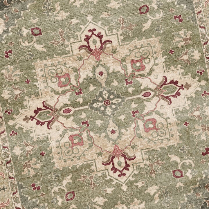 Teppich Vintage - Sage Medaillion Grün