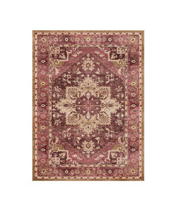 Teppich Vintage - Sage Medaillion Rot