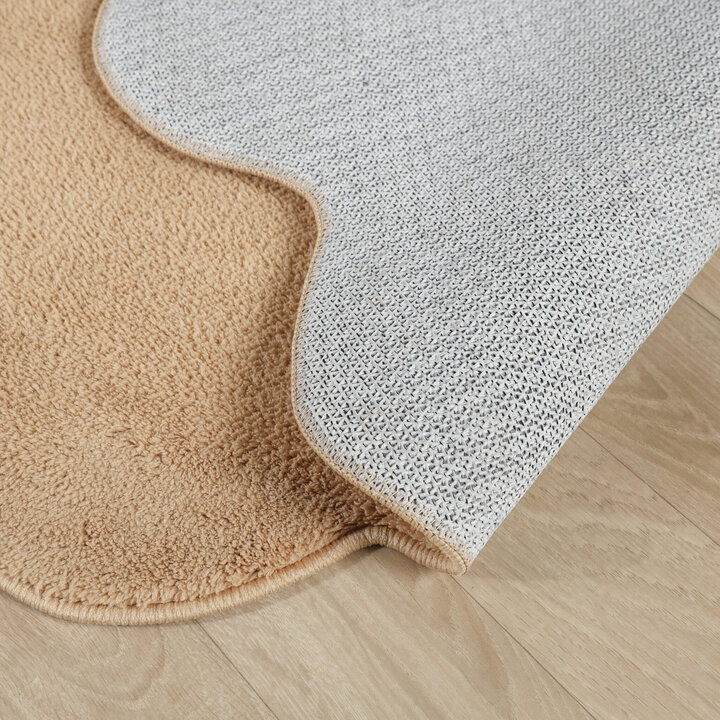 Waschbarer Teppich - Puck Braun
