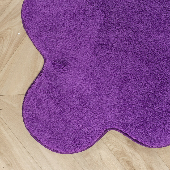 Waschbarer Teppich - Puck Lila