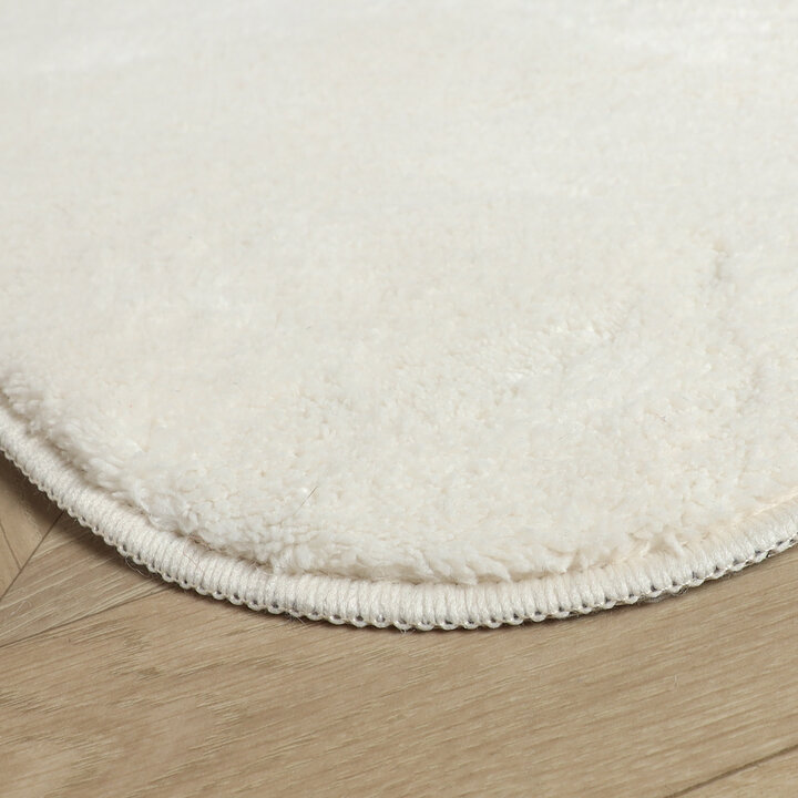 Waschbarer Teppich - Puck Weiß