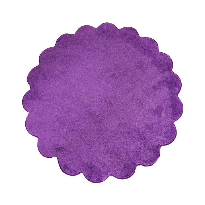 Waschbarer Teppich Rund - Puck Lila