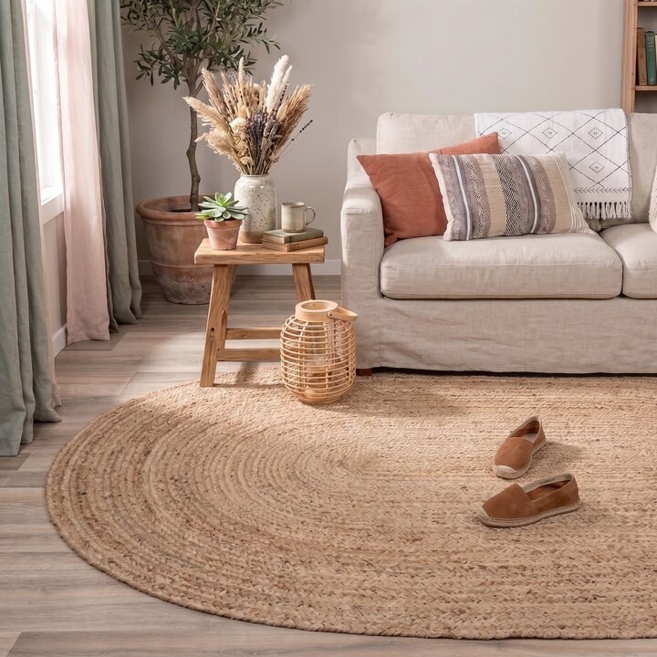Jute Teppich Oval - Fair Natur