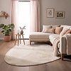 Flauschiger Teppich - Cozy Pebble Creme - thumbnail