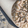 Geometrischer Outdoor Teppich - Mosaic Medina Terra - thumbnail 4