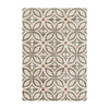 Geometrischer Outdoor Teppich - Mosaic Petal Grün - thumbnail 1