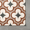 Geometrischer Outdoor Teppich - Mosaic Clover Grün - thumbnail 3