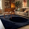Hochflor Teppich - Comfy Supreme Dunkelblau - thumbnail