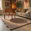 Hochflor Teppich - Comfy Supreme Wavy Taupe - thumbnail