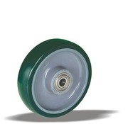 LIV SYSTEMS Kolo 125 mm, poliuretan, kroglični ležaj, izvrtina osi 12 mm, 200 kg