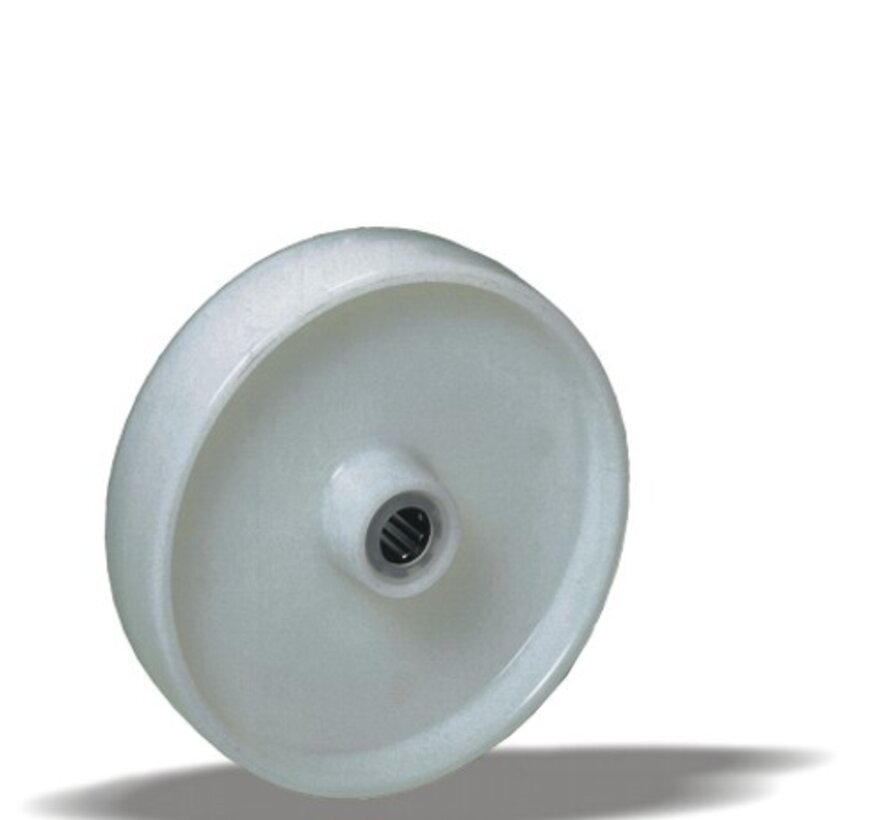 standard wheel + solid polypropylene wheel Ø80 x W35mm for  100kg Prod ID: 66722