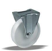 LIV SYSTEMS Bockrolle + festes Polypropylenrad Ø125 x W38mm für 150kg