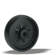 LIV SYSTEMS Kolo 108 mm, polipropilen, valjčni ležaj, izvrtina osi 12 mm, 150 kg