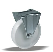 LIV SYSTEMS Fiksno kolo 200 mm, poliamid, valjčni ležaj, plošča 135x110 mm, 300 kg