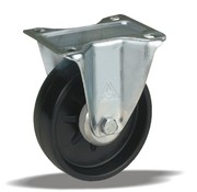 LIV SYSTEMS Bockrolle 108 mm, Polyamid, Rollenlager, Platte 105x85 mm, 200 kg
