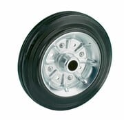LIV SYSTEMS Kolo 80 mm, črna guma, valjčni ležaj, izvrtina osi 12 mm, 65 kg