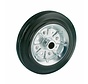 standard transport wheel + black rubber tyre Ø160 x W40mm for  180kg Prod ID: 64155