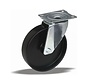 Swivel castor + solid polypropylene wheel Ø100 x W35mm for 125kg Prod ID: 32385