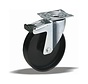 Standard Roulette pivotante avec frein + roue en polypropylène massif Ø100 x W35mm pour 125kg Prod ID: 30535